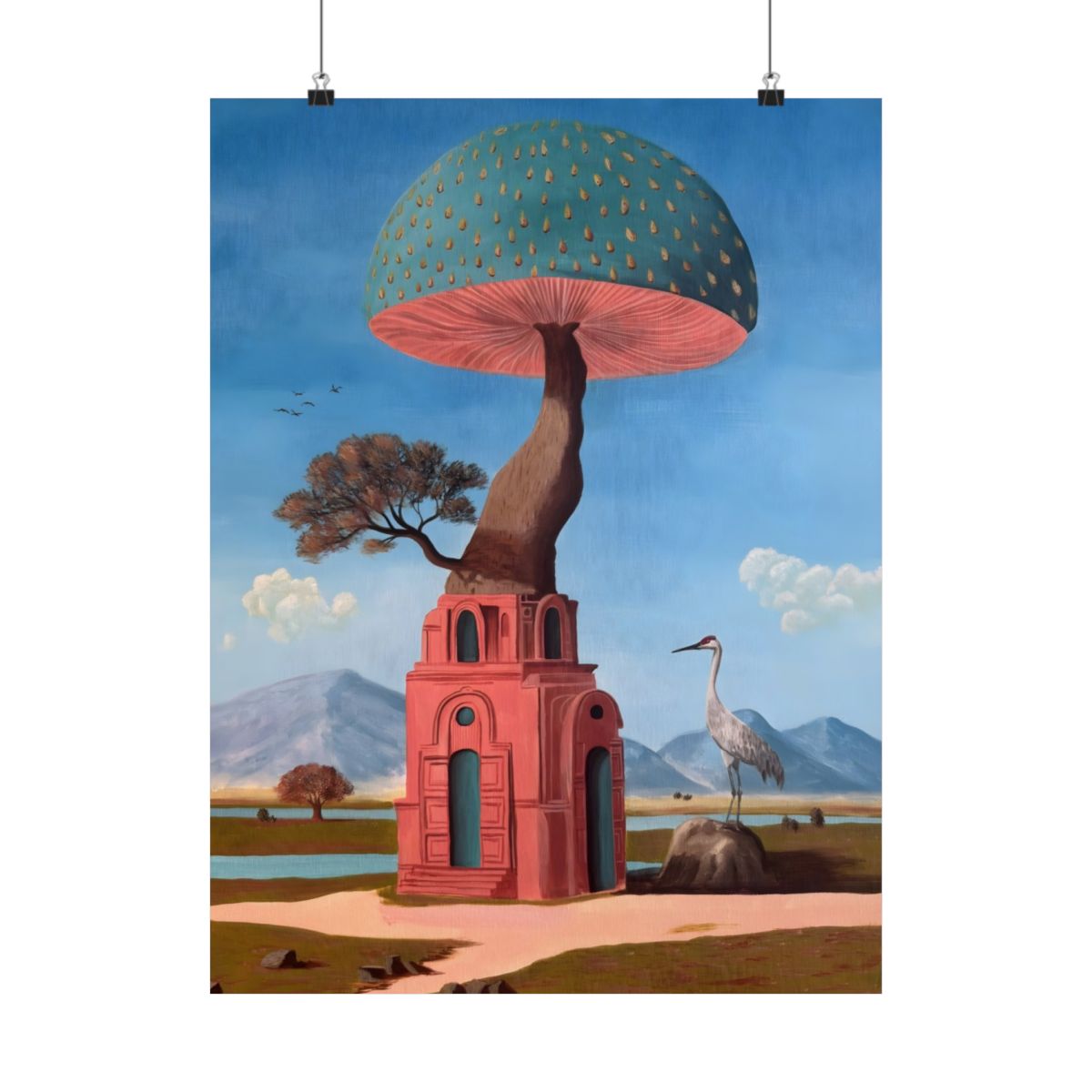 Giclée poster print of Above and Under