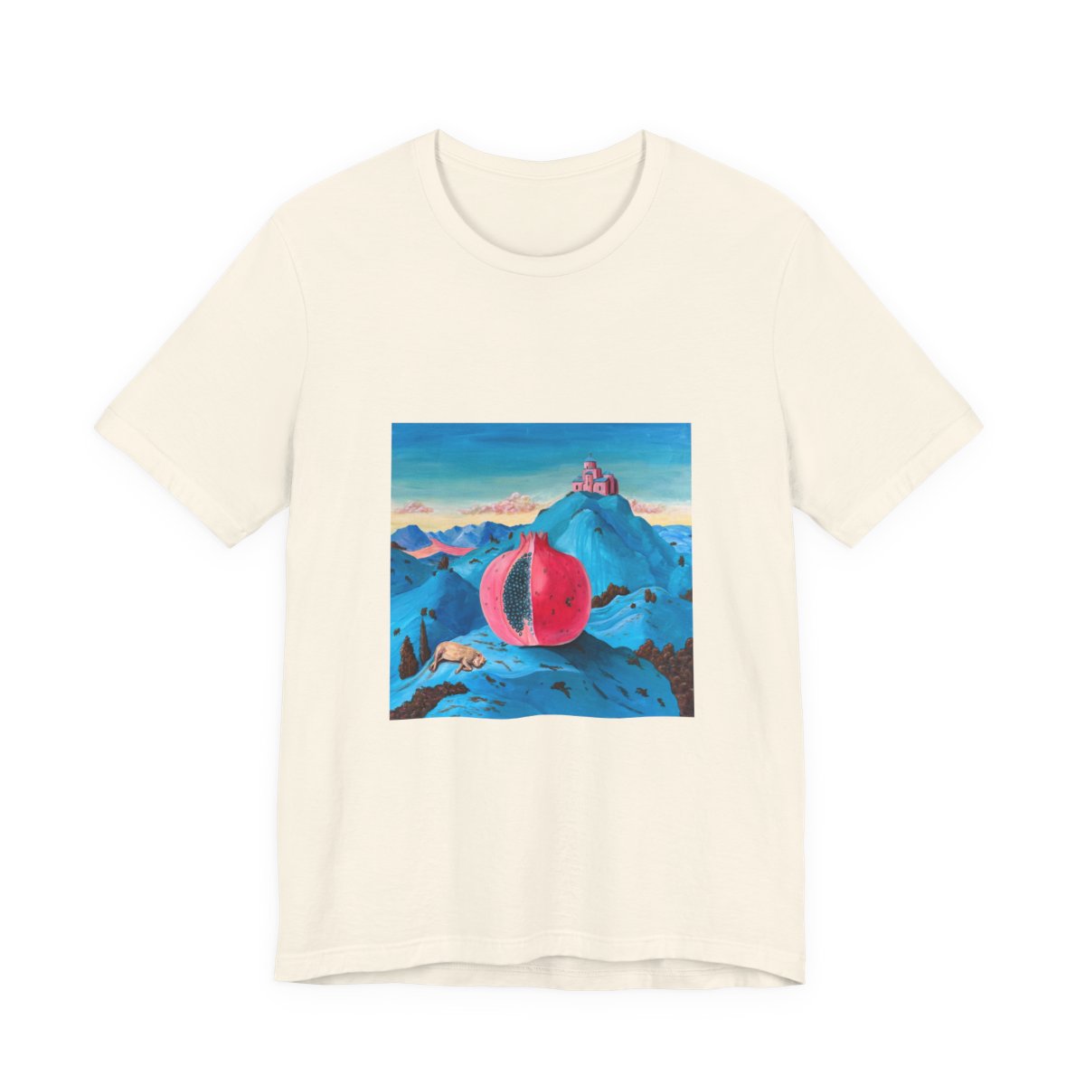 Cotton jersey tee printed with Sakartvelo