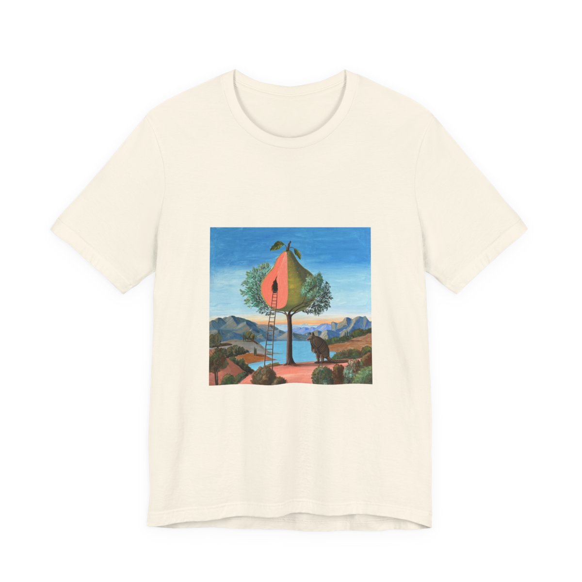 Cotton jersey tee printed with The Tenant
